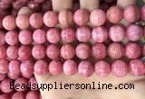 CRC1051 15.5 inches 12mm round rhodochrosite beads wholesale