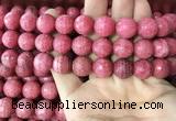 CRC1055 15.5 inches 13mm faceted round rhodochrosite beads