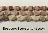 CRC1079 15.5 inches 18*25mm oval rhodochrosite beads wholesale