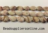 CRC1086 15.5 inches 18*25mm flat teardrop rhodochrosite beads