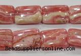 CRC109 15.5 inches 15*20mm rectangle natural argentina rhodochrosite beads