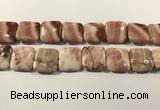 CRC1095 15.5 inches 25*25mm square rhodochrosite beads wholesale