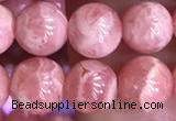 CRC1160 15.5 inches 7mm round rhodochrosite gemstone beads