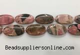 CRC1168 15.5 inches 30*50mm oval rhodochrosite gemstone beads