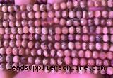 CRC1173 15.5 inches 6mm faceted round rhodochrosite beads wholesale