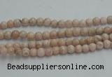 CRC150 15.5 inches 3.5mm round Argentina rhodochrosite beads