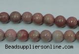 CRC202 16 inches 8mm round rhodochrosite gemstone beads wholesale