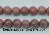 CRC203 16 inches 10mm round rhodochrosite gemstone beads wholesale