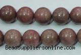 CRC204 16 inches 12mm round rhodochrosite gemstone beads wholesale