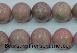 CRC205 16 inches 14mm round rhodochrosite gemstone beads wholesale