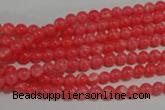 CRC500 15.5 inches 4mm round synthetic rhodochrosite beads