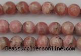 CRC755 15.5 inches 6mm round rhodochrosite beads wholesale