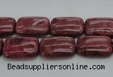 CRC822 15.5 inches 12*16mm rectangle Brazilian rhodochrosite beads