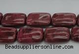 CRC823 15.5 inches 13*18mm rectangle Brazilian rhodochrosite beads