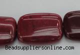 CRC826 15.5 inches 22*30mm rectangle Brazilian rhodochrosite beads