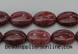 CRC832 15.5 inches 12*16mm oval Brazilian rhodochrosite beads