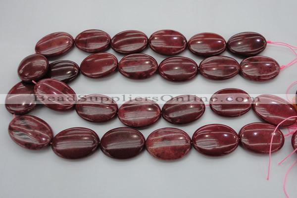 CRC836 15.5 inches 22*30mm oval Brazilian rhodochrosite beads