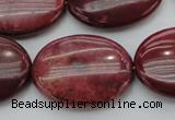 CRC837 15.5 inches 30*40mm oval Brazilian rhodochrosite beads