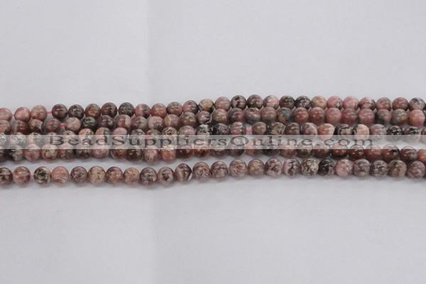 CRC901 15.5 inches 6mm round natural rhodochrosite beads