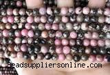 CRD351 15.5 inches 6mm round rhodonite beads wholesale