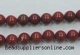 CRE01 16 inches 8mm round natural red jasper beads wholesale