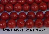 CRE311 15.5 inches 6mm round red jasper beads wholesale