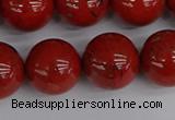 CRE315 15.5 inches 14mm round red jasper beads wholesale