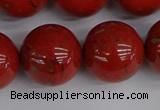 CRE318 15.5 inches 20mm round red jasper beads wholesale