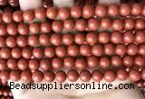 CRE352 15.5 inches 8mm round red jasper beads wholesale