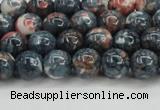 CRF330 15.5 inches 8mm round dyed rain flower stone beads wholesale