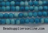 CRF440 15.5 inches 3mm round dyed rain flower stone beads wholesale