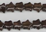 CRG05 15.5 inches 12*12mm star smoky quartz gemstone beads wholesale