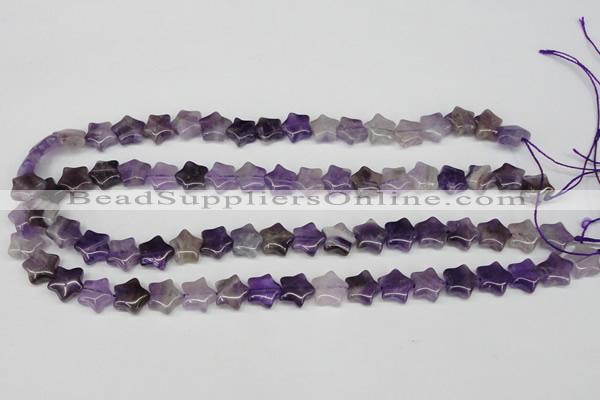 CRG12 15.5 inches 12*12mm star amethyst gemstone beads wholesale