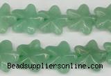 CRG15 15.5 inches 16*16mm star green aventurine gemstone beads