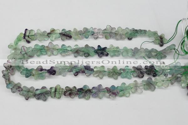 CRG17 15.5 inches 16*16mm star fluorite gemstone beads wholesale