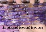 CRI301 15.5 inches 10*25mm rice ametrine gemstone beads wholesale