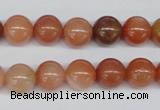 CRJ202 15.5 inches 10mm round natural red jade gemstone beads