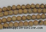 CRO08 15.5 inches 6mm round Chinese picture jasper beads wholesale