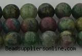 CRO1112 15.5 inches 8mm round ruby apatrite beads wholesale