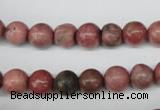 CRO127 15.5 inches 8mm round rhodochrosite beads wholesale