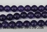 CRO148 15.5 inches 8mm round dyed amethyst beads wholesale