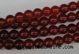 CRO20 15.5 inches 6mm round red agate gemstone beads wholesale