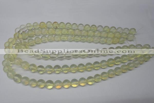 CRO252 15.5 inches 10mm round watermelon yellow beads wholesale