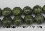 CRO286 15.5 inches 12mm round green lace gemstone beads wholesale