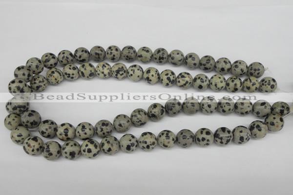 CRO320 15.5 inches 12mm round dalmatian jasper beads wholesale