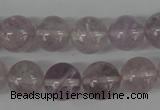 CRO335 15.5 inches 12mm round light amethyst beads wholesale