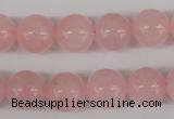 CRO341 15.5 inches 12mm round rose quartz beads wholesale