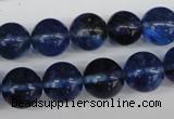 CRO371 15.5 inches 12mm round watermelon blue beads wholesale