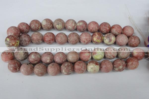 CRO496 15.5 inches 18mm round jasper gemstone beads wholesale