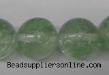 CRO549 15.5 inches 20mm round watermelon green beads wholesale